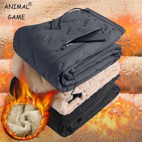Men fleece sweatpants thick - fleece,